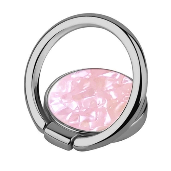 Phone Ring holder Phone Kickstand Phone Grip Pearl Pink - Picture 4 of 9